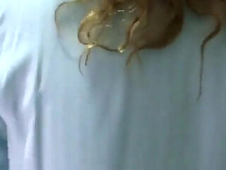 Stepmother with a Big Ass Starts Masturbating While Watching Porn; She Begs for Cock.