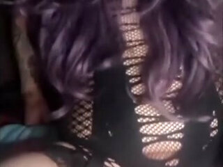 Ts Ericca dildo Ride cumming