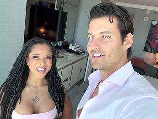 Right before, in the middle of, and after calisweetsxxx had her first '_Smooth Experience'_ Our first scene is - Vegas ...