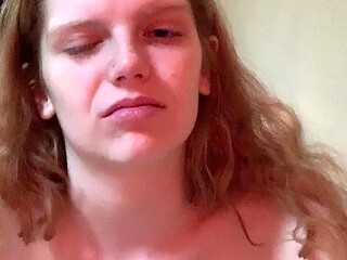 Big boob brunette masturbates on webcam