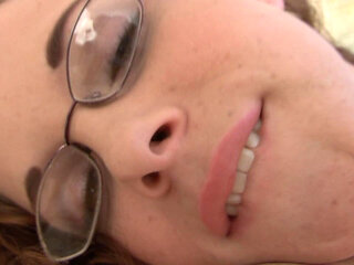 Glass Dildo Stretches Pussy Wide - Rosebud Prolapse Tease