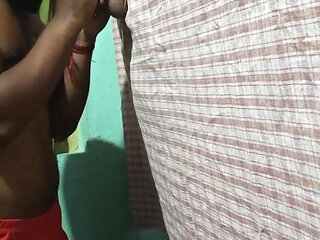 Gloryhole sucking behind the curtain by strangers