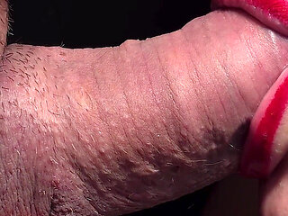 Close up: Best Free Sloppy Mouth for Your Cum! Use My Cum Dumpster! 4K