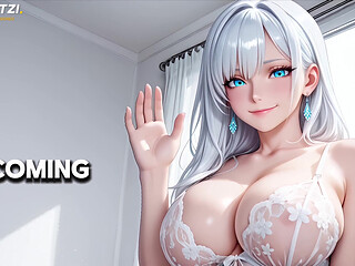 Mira Is Back, White Hair Harem Girl, Anal Cowgirl Then Doggy, Facial Overflow, 4k120