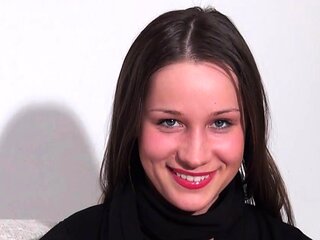 Busty brunette solo masturbation