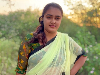 Indian Village girl was returning from meeting her boyfriend when she was caught by an strange man in Jungle, she was so scared
