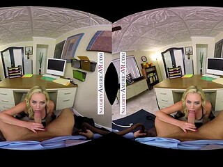 Bossy blonde Mia Malkova seduces employee Chad White