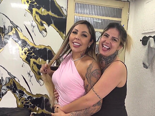 Two Hot Blondes Making Out I Made Her Cum in My Mouth All Wet What a Delight and My Husband Put His Cock in Her Pussy