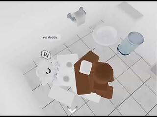 Fucking some random slut in a condo ( Roblox ) 01