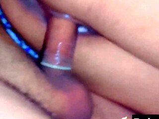 Horned-up Hindi hottie gets fucked by a dude in a condom