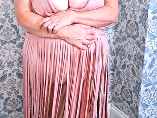BBW Wife Homemade Pantyhose - Amateur Aunt Big Tits Cum Video