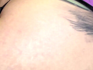 Girl with Split Tongue and Hairy Pussy and Pits Make Squirting