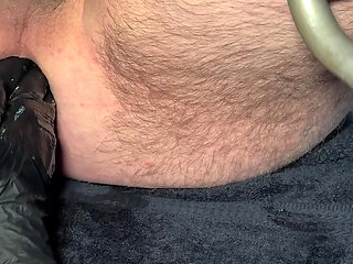 Fisting on the Gyn Chair - Until the Bladder Runs Out