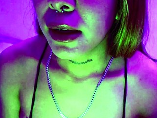 Amateur striptease and Solo masturbation