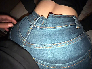 Tight Jeans - Dry Humping My Roommate's Big Ass