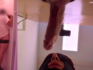 Young Guy in His Early 30S Tries the Gloryhole for the First Time