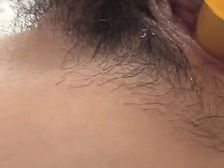 Japanese Toys Scene-3 Japanese Brunette Misato Sakurai with a Huge Hairy Pussy Fucked in the Ass