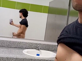 Fetish Bathroom Golden Rain Shower Cum