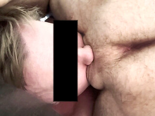 A Jealous Wife Posted a Homemade Video of Her Husband Fucking a Student Online. Eating Cum.