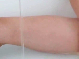 Shy Skinny Redhead Masturbates After Stripping