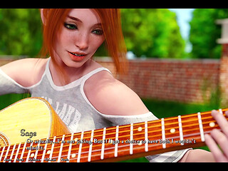 Being a Dik - Going to the Next Step with Cheating Busty Red Head While Learning Her How to Finger Play the Guitar