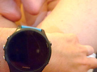 Close-up of my cock inside her pussy while masturbating with a vibrator