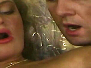 Glorious orgy with two milfs