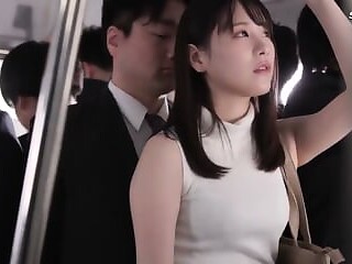 Seductive brunette in danger gets fucked