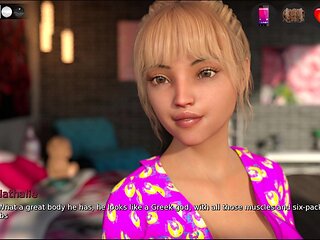 Teen Nathalie Gets Attracts Towards Mascular Guy Asura