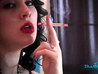 Smoking Red Pillow Lips