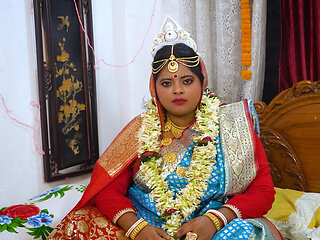DESI NEWLY MARRIED HUSBAND WIFE HARDCORE FUCK  AT FIRST NIGHT FULL MOVIE ( HINDI AUDIO )