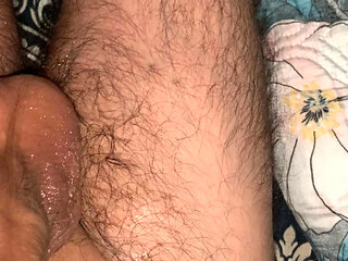 Thinking about my stepsister masturbating in the next room - a lot of cum - very excited.