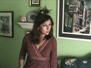 Sexy MILF Candi Annie puts on solo show and Fucks Neighbor as his wife waits outside