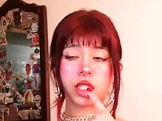 Latina Sensual Naked Masturbation in the Room