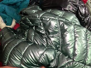 Several Shiny Down-jackets Used for Fucking and Masturbating 267