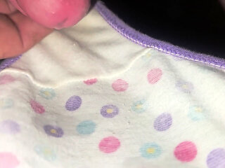 cumming on big panties