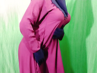 Indian beautiful hijabi muslim sexy bhabhi having sex with neighbor inside the room