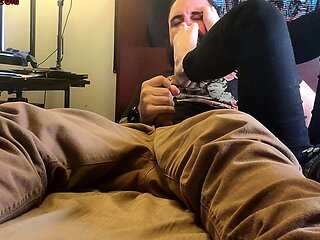 Big cock loving teen amateur with sock fetish being nailed