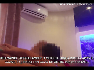 Married Brazilian Woman Being Exposed by Her Husband - Brunasilvahot