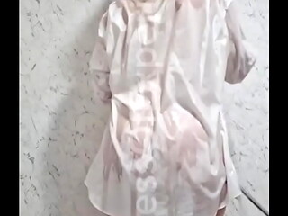 I think it'_s very tempting when I have wet white clothes on my naked body, especially mm your work shirt after hot sex...