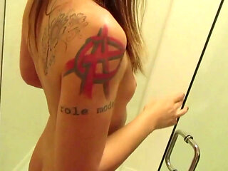 Shower jerk off