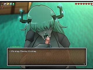 Hornycraft [ Minecraft Porn Hentai Game ] Ep.37 Giant Woman Kiss My Small Cock Until I Facial Her