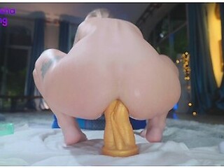 4k Teen Extreme Deep Anal Stretching Training With My New Hankeytoy Dildo
