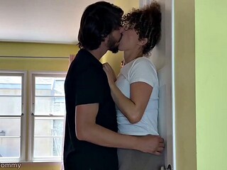 Big Tits Housewife Risky Creampie