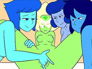 Hot Lesbian Cartoon - Peridot's Botany Class XXX Hentai Parody