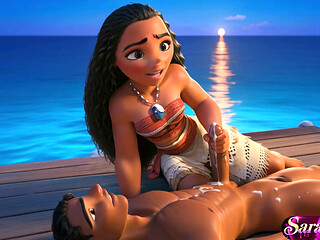 Moana's Love Story - AI Animation ASMR