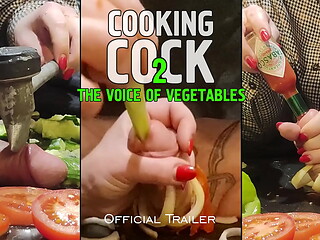 COOKING COCK 2. Dick for dinner. Official trailer. Extreme urethra.