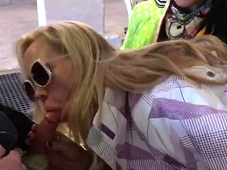 Homemade amateur blonde blowjob