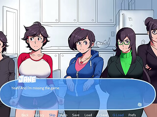 Stuck at home with 4 Curvy Big tits Girls - Snow Daze part 2