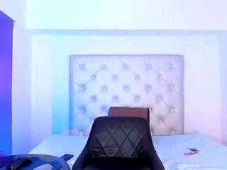 Beautiful Black-haired Aline Dancing for a While